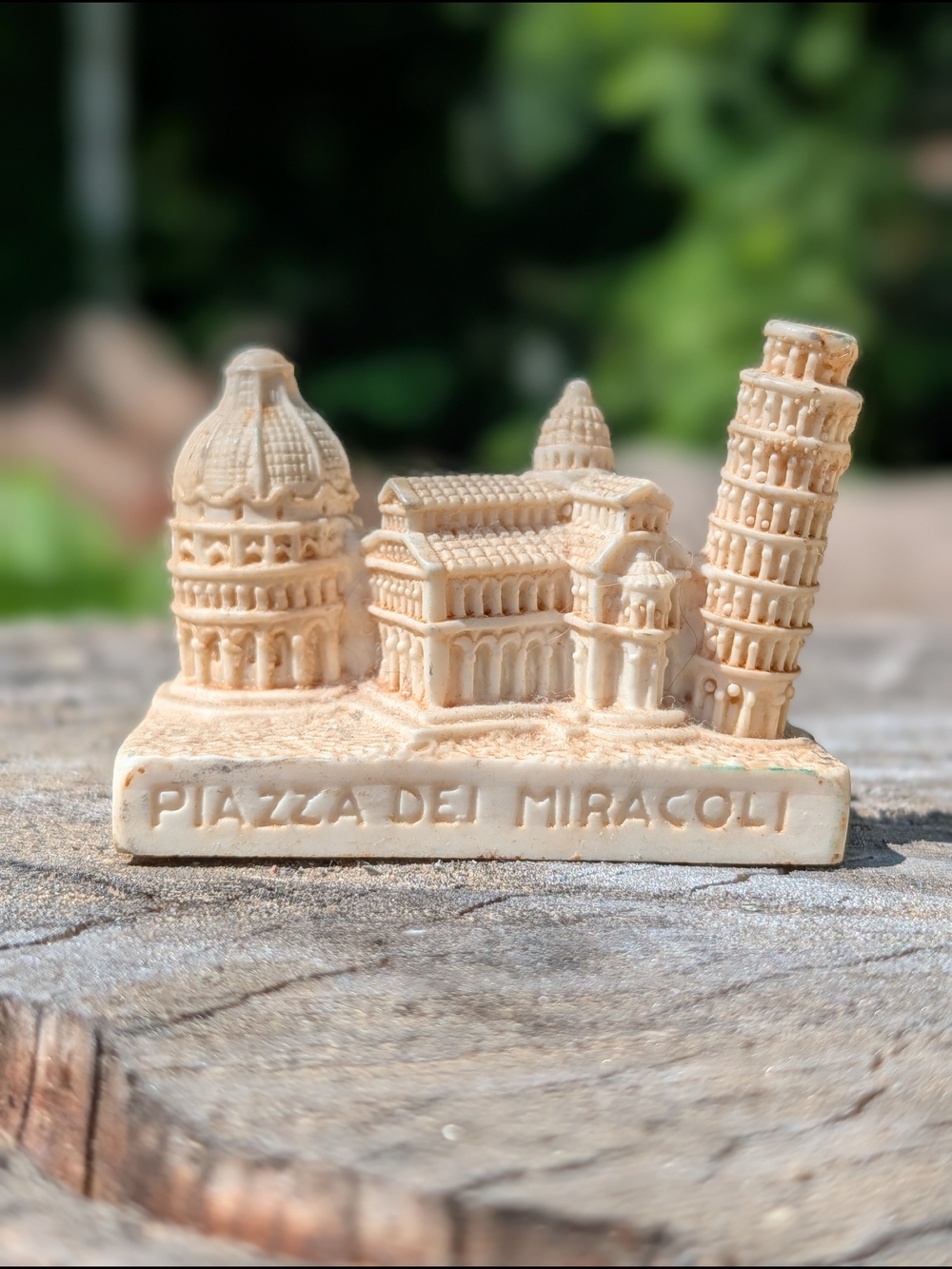 Pisa Leaning Tower & Piazza dei Miracoli Miniature - Beige